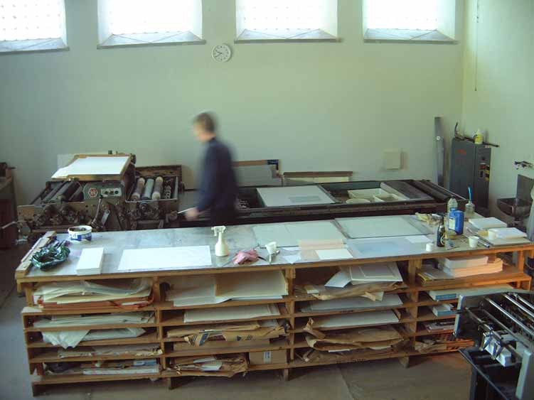 Lithography workshop at Ålgården