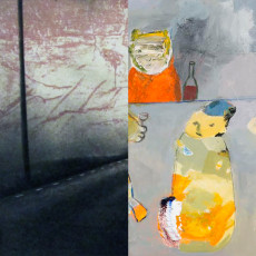 Erja Tienvieri, prints & Elisabeth Gothe, paintings