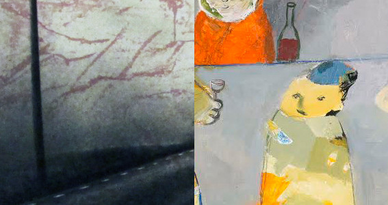 Erja Tienvieri, grafik & Elisabeth Gothe, målningar